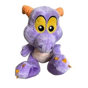 Disney Figment Big Feet Plush Purple Dragon
